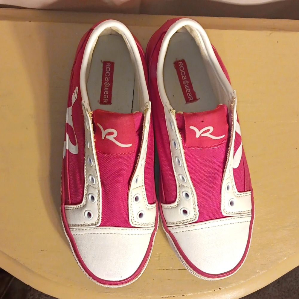 Ķids Pink "ROCAWEAR" Slip-on  Shoes